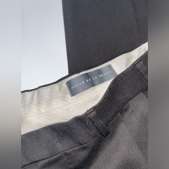 Oscar De La Renta Wool Trousers Men’s Formal
Pleated Classic Tailored Pants - Picture 8 of 13